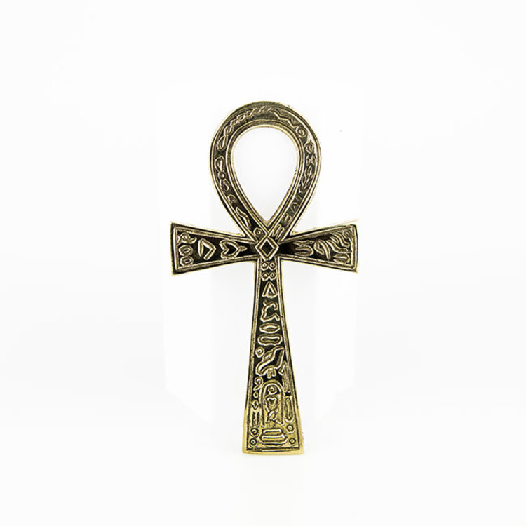 Brass Ankh 3.5 in. x 6.5 in.