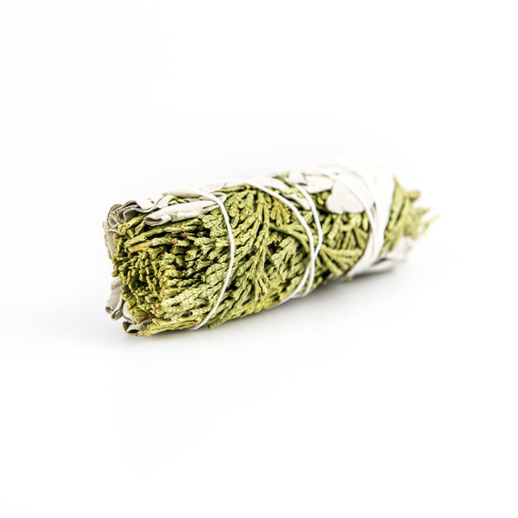 White Sage and Cedar Bundle 4 in.
