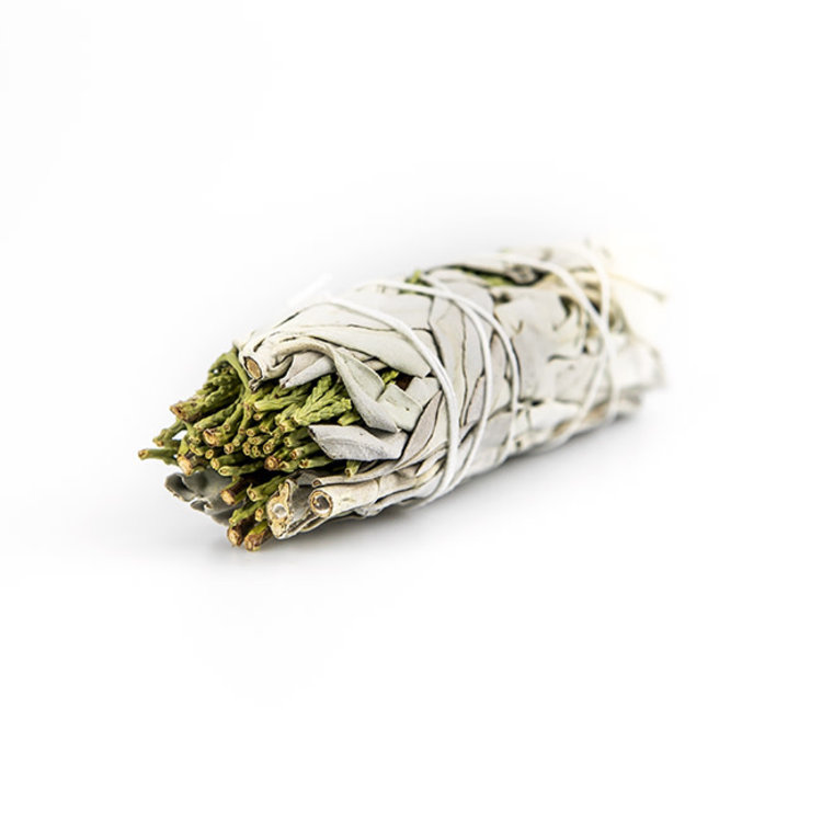White Sage and Cedar Bundle 4 in.