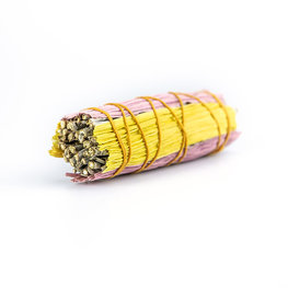 Sage Small Bundle with Pink and Yellow Corn Husk
