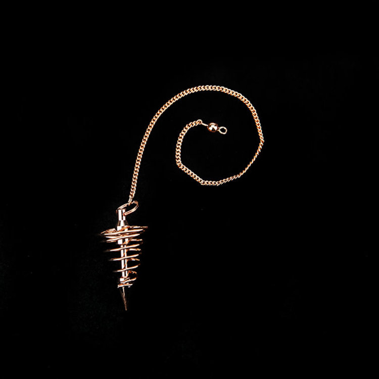 Copper Plated Spiral Pendulum