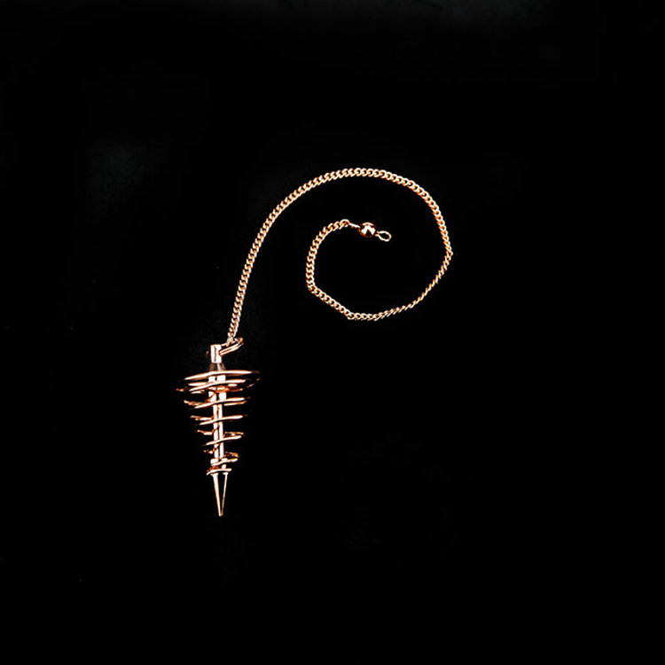 Copper Plated Spiral Pendulum