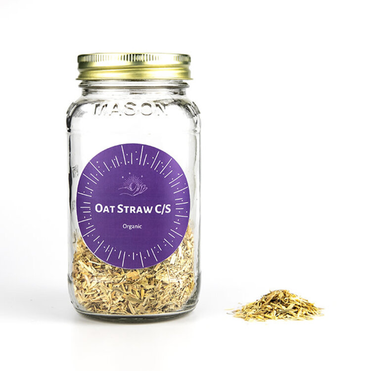 Oat Straw Cut & Sifted Organic 1 oz