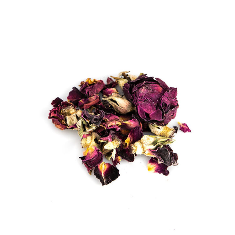 Rose Buds and Petals Red Whole Non Organic 1 oz