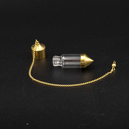 Clear Vial Chambered Pendulum