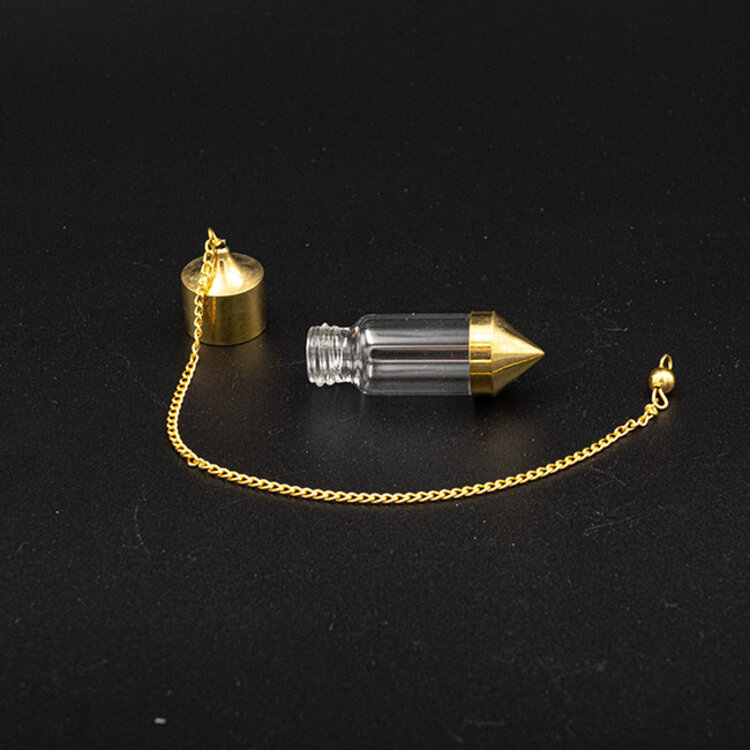 Clear Vial Chambered Pendulum