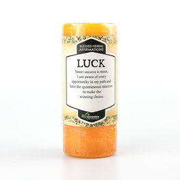 Coventry Creations Affirmation Luck Pillar Candle