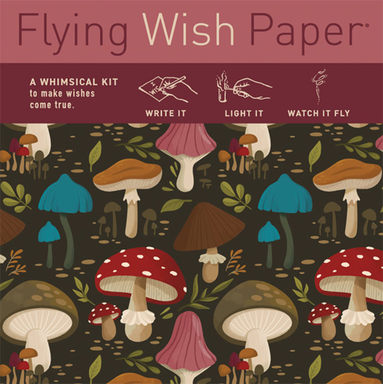 Flying Wish Paper Mushrooms Mini Kit
