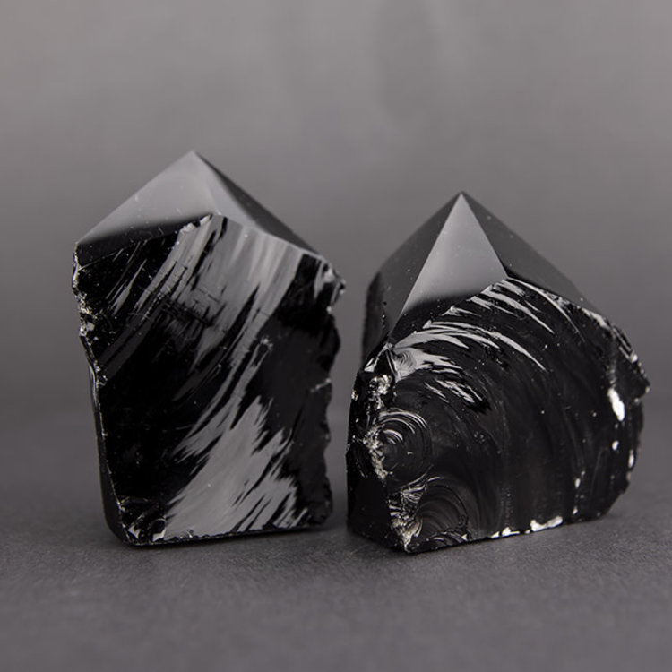 Obsidian Large Top Polished Point