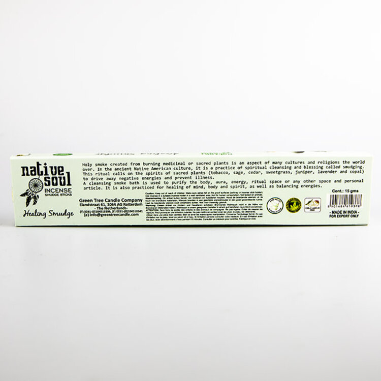 Green Tree Native Soul Healing Smudge Incense 15 Sticks