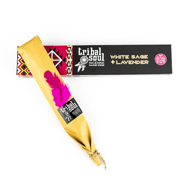 Tribal Soul White Sage and Lavender Incense Sticks 15 gm