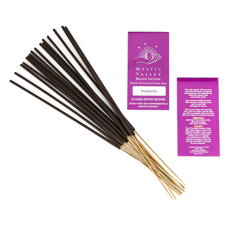 Mystic Valley Prosperity Incense 16 Sticks