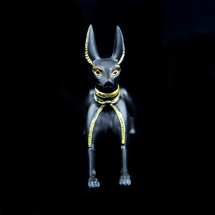 Anubis Lying Small Statue