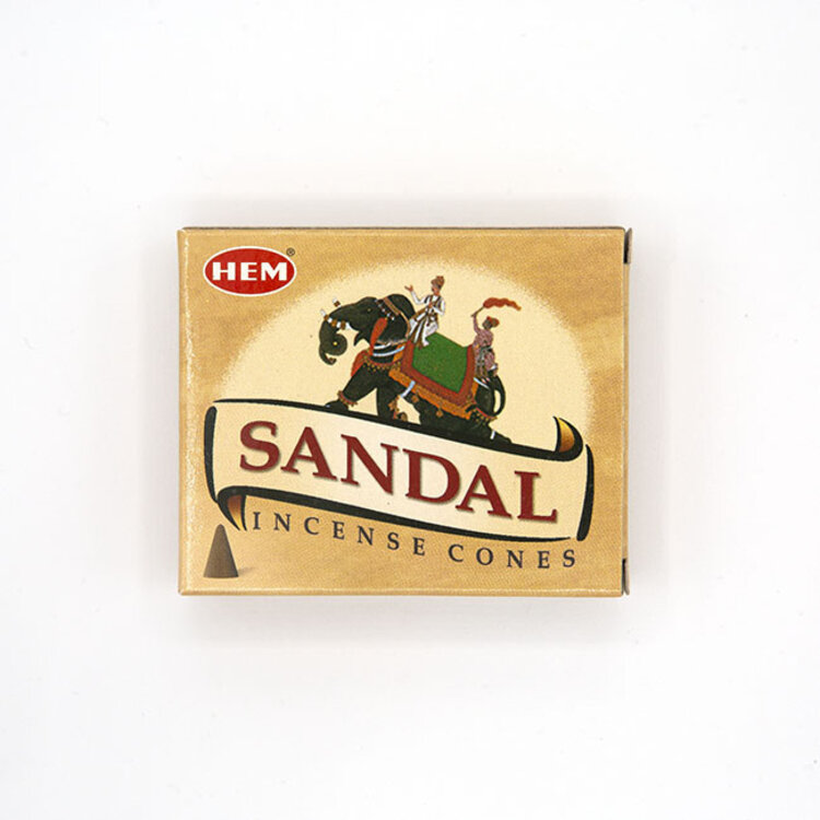 Hem Hem Sandalwood Incense Cones 10 pk