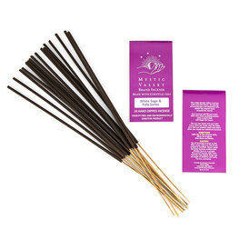 Mystic Valley White Sage & Palo Santo Incense 16 Sticks