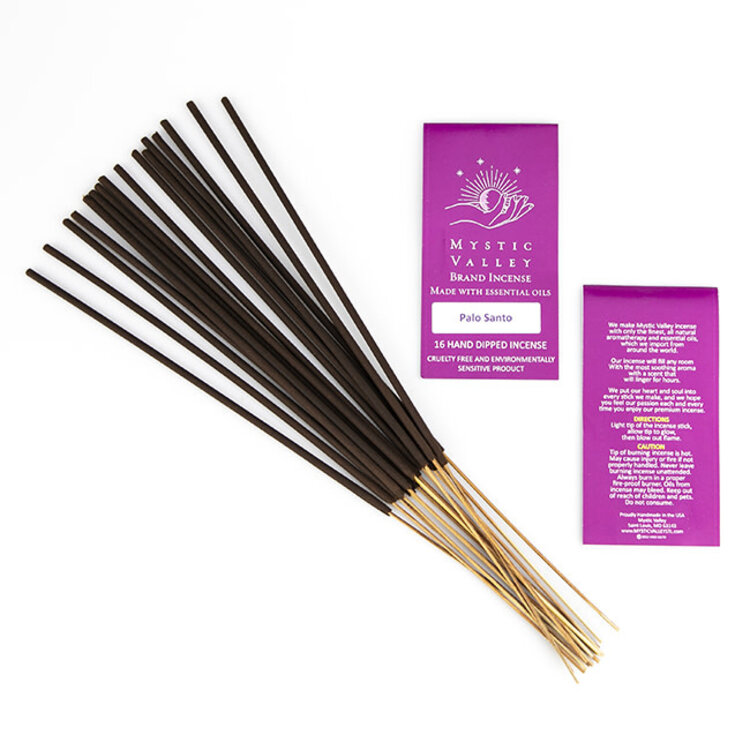 Mystic Valley Palo Santo Incense 16 Sticks