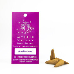 Mystic Valley Good Fortune Incense 16 Cones