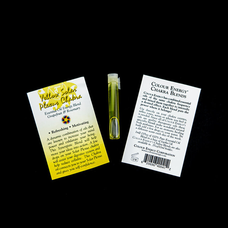 Chakra Oil Sampler Yellow Solar Plexus