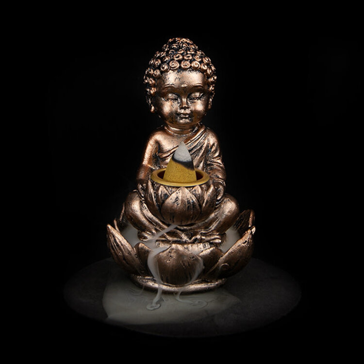 Backflow Burner Mini Monk Baby Buddha