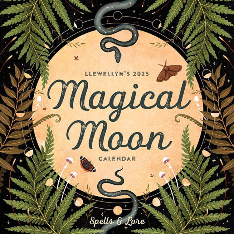 2025 Llewellyn's Magical Moon Wall Calendar