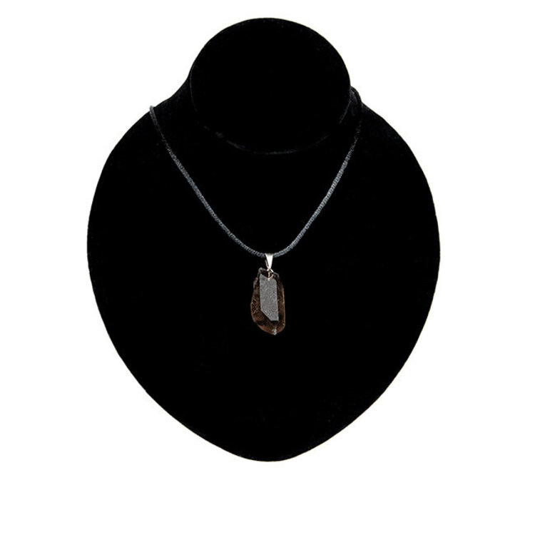 Natural Smoky Quartz Point Pendant with Bail