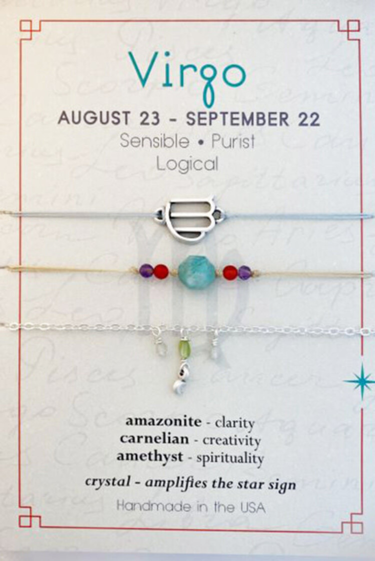 Silver Sparrow Jewelry Zodiac Silver Stack Bracelet