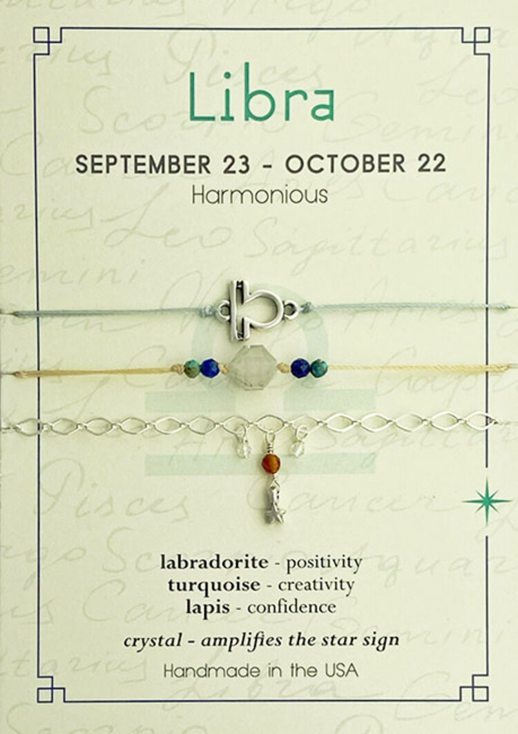 Silver Sparrow Jewelry Zodiac Silver Stack Bracelet