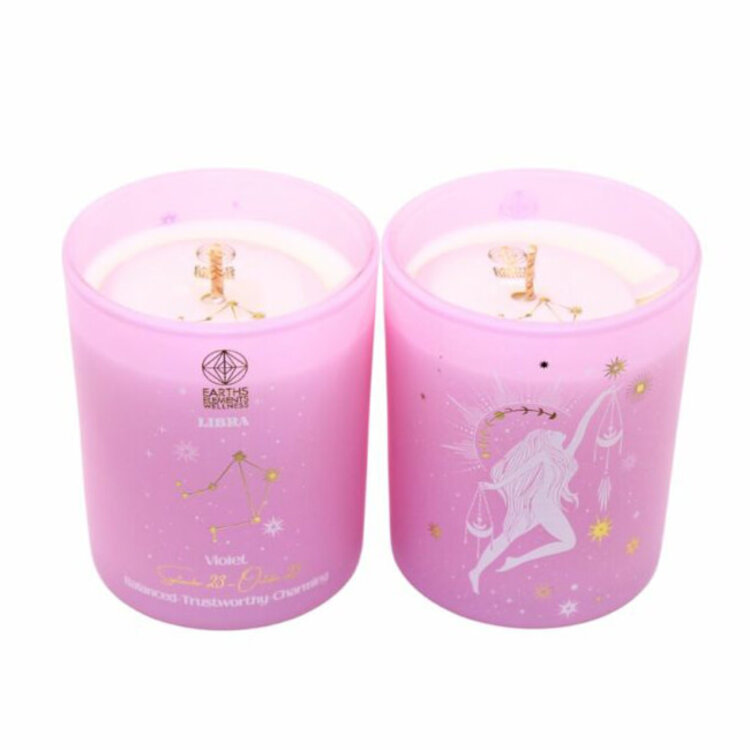 Earth's Elements Wellness Zodiac Candle