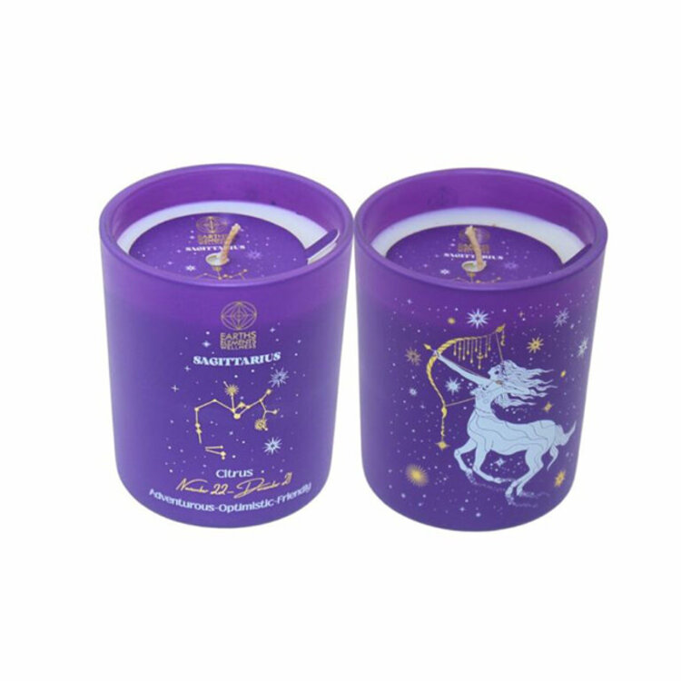 Earth's Elements Wellness Zodiac Candle