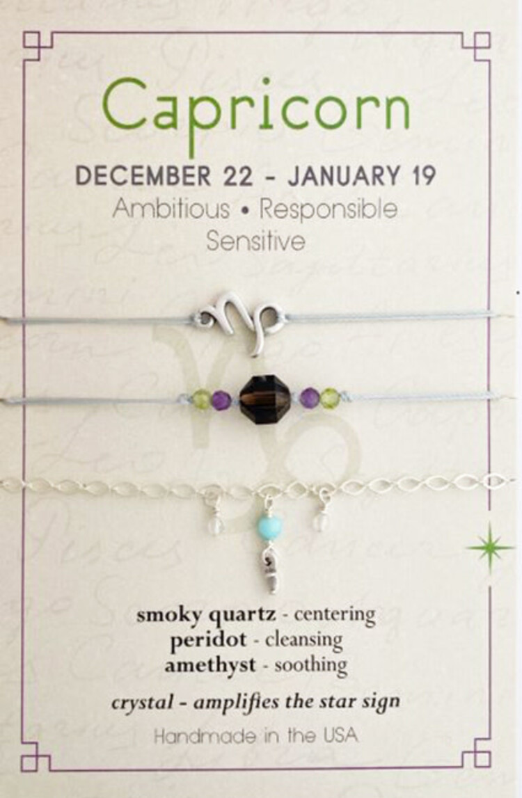 Silver Sparrow Jewelry Zodiac Silver Stack Bracelet