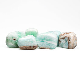 Blue Caribbean Calcite Large Tumbled