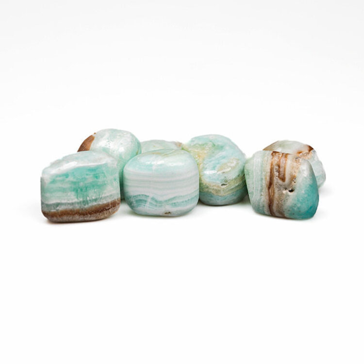 Blue Caribbean Calcite Extra Large Tumbled