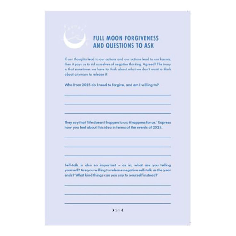 2025 Moonology Diary