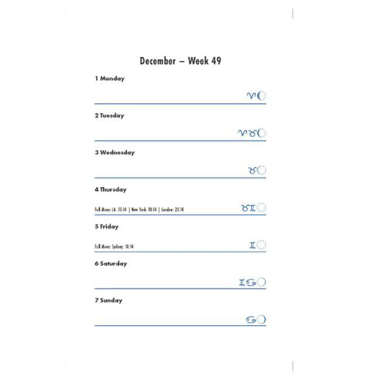 2025 Moonology Diary