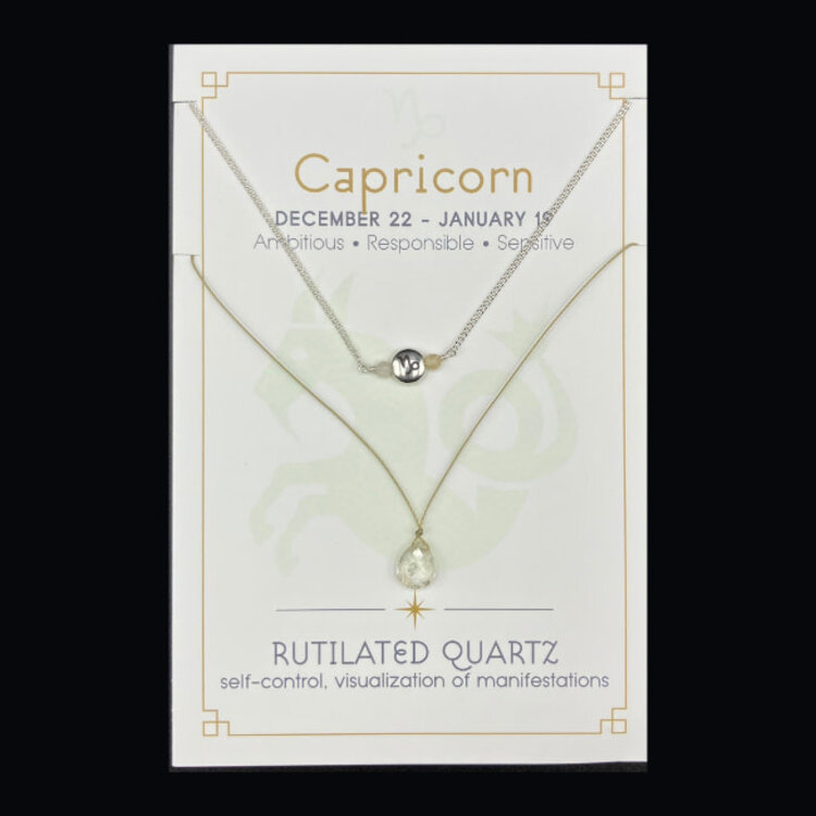 Silver Sparrow Jewelry Zodiac Necklace Set