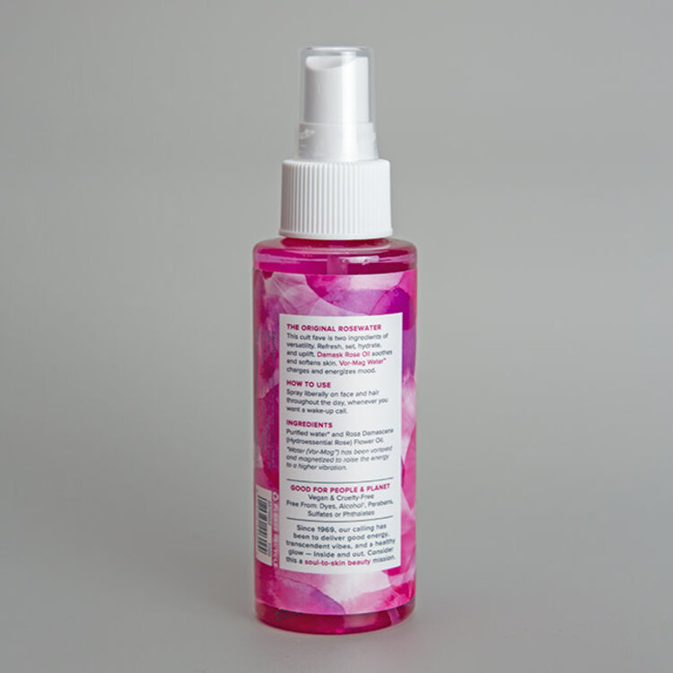 Heritage Store Rose Water with Atomizer 4 oz