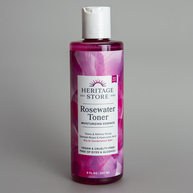 Heritage Store Rose Water Facial Toner 8 oz