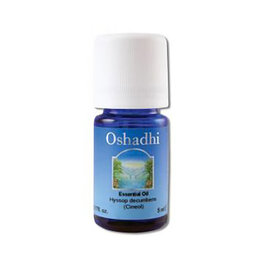 Oshadi Wild Hyssop Essential Oil .5 oz