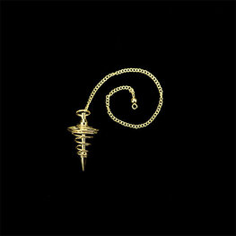 Gold Color Spiral Pendulum