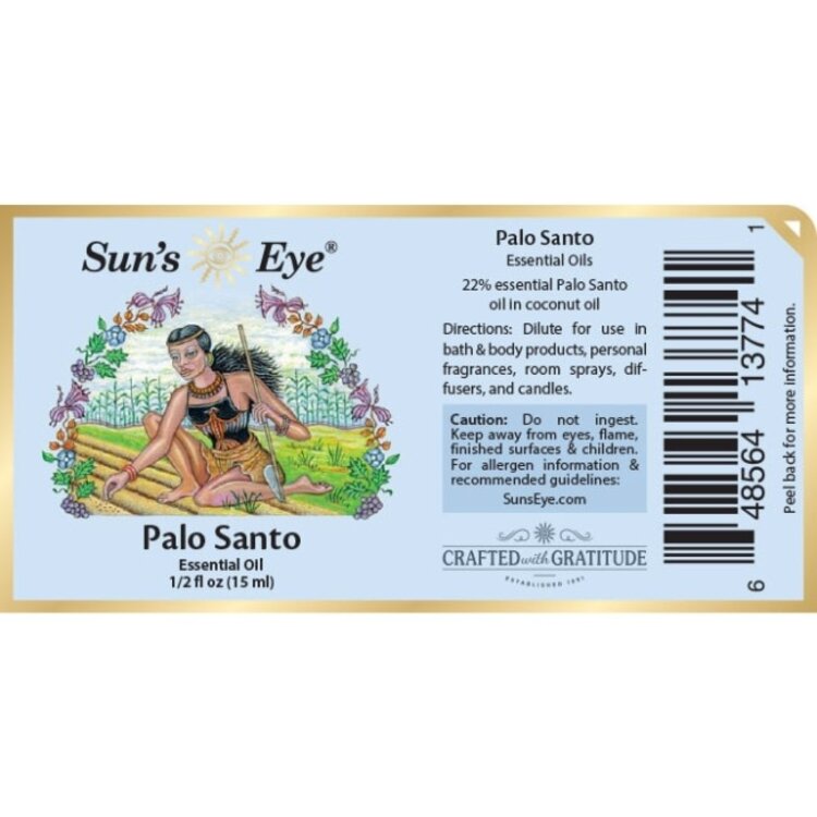 Sun's Eye Palo Santo Oil .5 oz