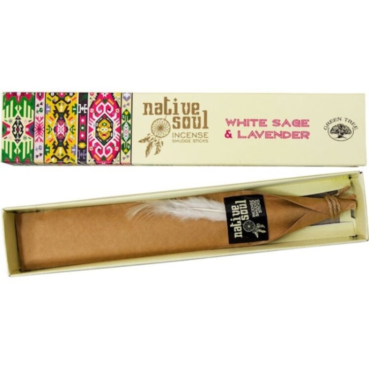 Green Tree Green Tree White Sage and Lavender Incense Sticks 15 g