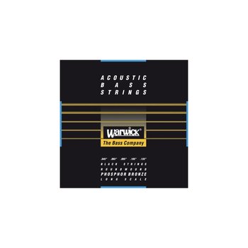 Warwick Black Label - Acoustic Bass Strings, 5-String Set (45-135), Phosphor Bronze, Long Scale