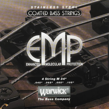 Warwick EMP Stainless Steel Coated - Bass String Set, 4-String, Medium, .045-.105 (38200 ML 4 045/105)