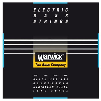 Warwick Black Label Bass Strings 4-String (Long Scale) Set, Extra-Light 030/090 (40220 XL 4)