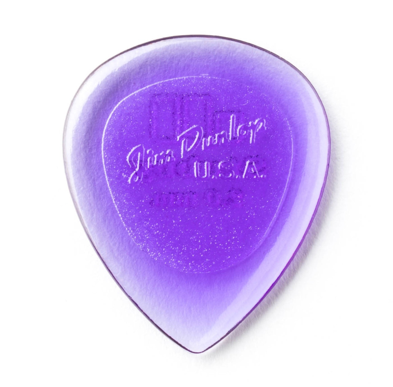 Dunlop Stubby Jazz Guitar Picks 2.0MM - 6 Pack (474P2.0 / Purple)