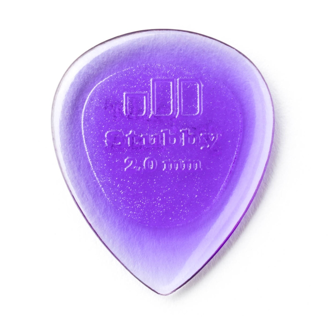 Dunlop Stubby Jazz Guitar Picks 2.0MM - 6 Pack (474P2.0 / Purple)