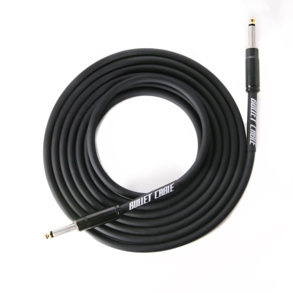 Bullet Cable - 20-foot (6m) THUNDER Black Instrument Cable, Straight Plugs