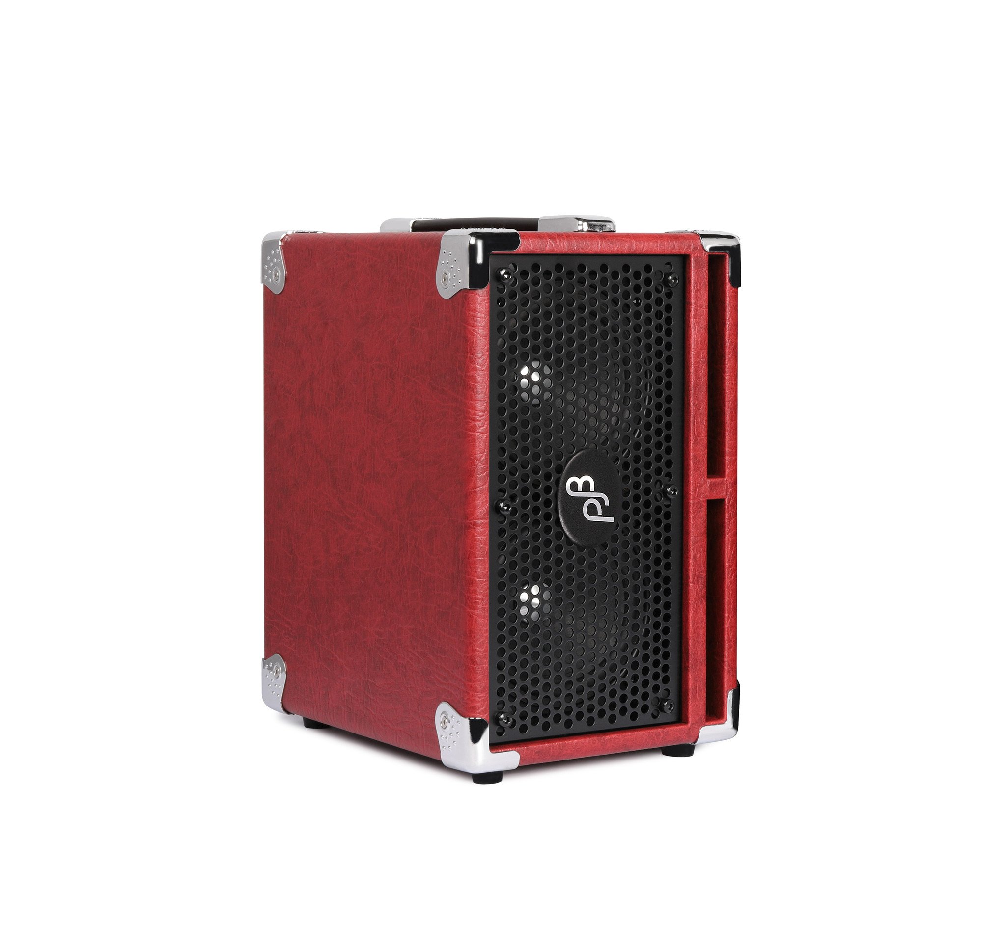 Phil Jones Compact 2 (C2), 200W 2 x 5" 8½ (8-ohm), 40Hz-15KHz, "Piranha" Series Bass Cabinet, Red