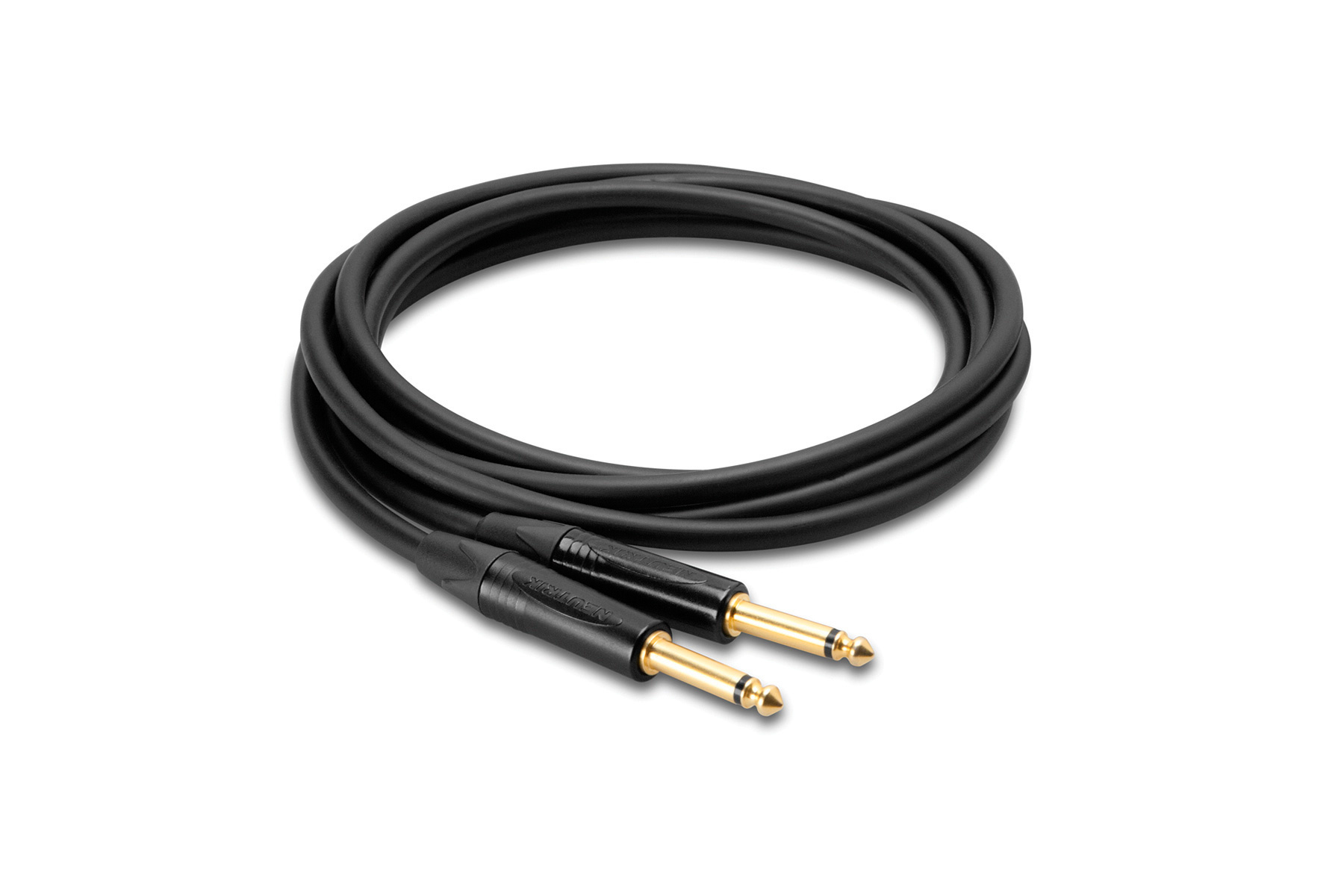 Hosa Edge 20-foot premium (top tier) Guitar Cable, Neutrik Connectors, 1/4" Straight-Straight, Black