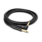 Hosa Edge 25-foot premium (top tier) Guitar Cable, Neutrik Connectors, 1/4" Straight-Angle, Black